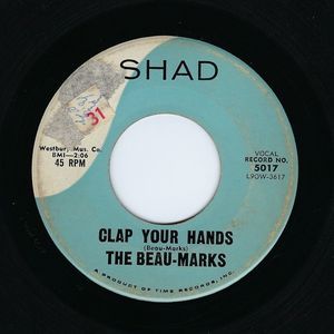 Beau Marks 45 Clap Your Hands / Daddy Said on Shad G+ Rock